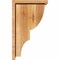 Ekena Millwork Ridgewood Rough Sawn Corbel w/Backplate, Western Red Cedar, 8"W x 12"D x 20"H COR08X12X20RID01RWR - alternate 4